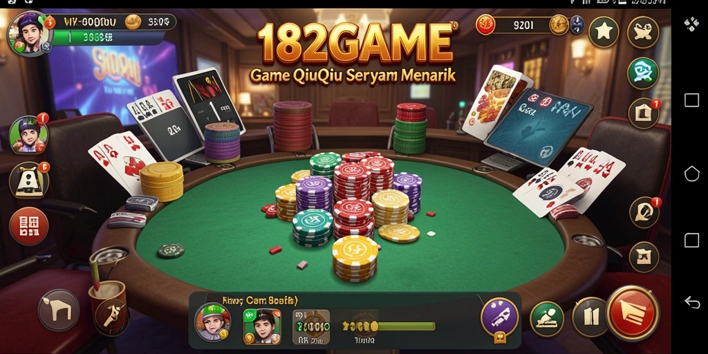 Screenshot 182GAME menampilkan gameplay QiuQiu yang menarik.