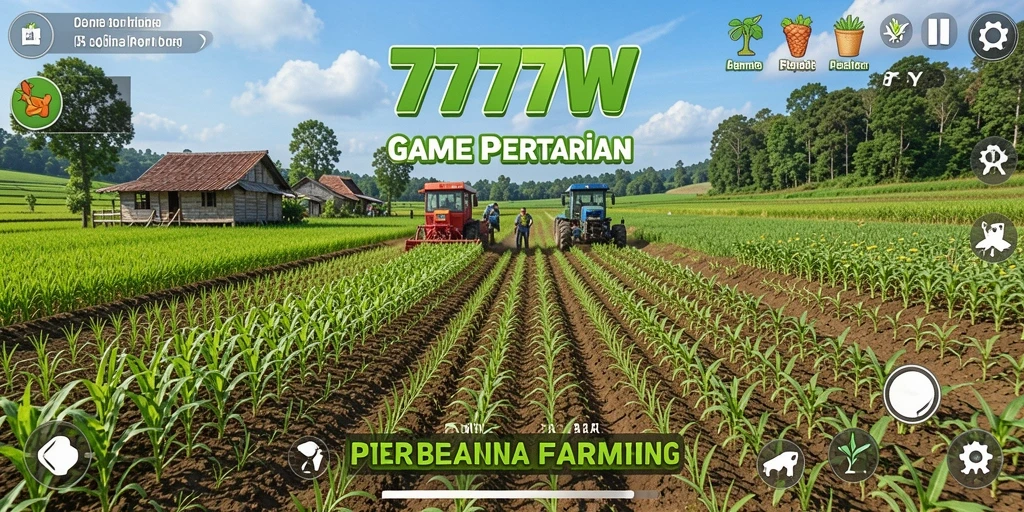Tampilan gameplay dari 7777W yang menawan dan interaktif.