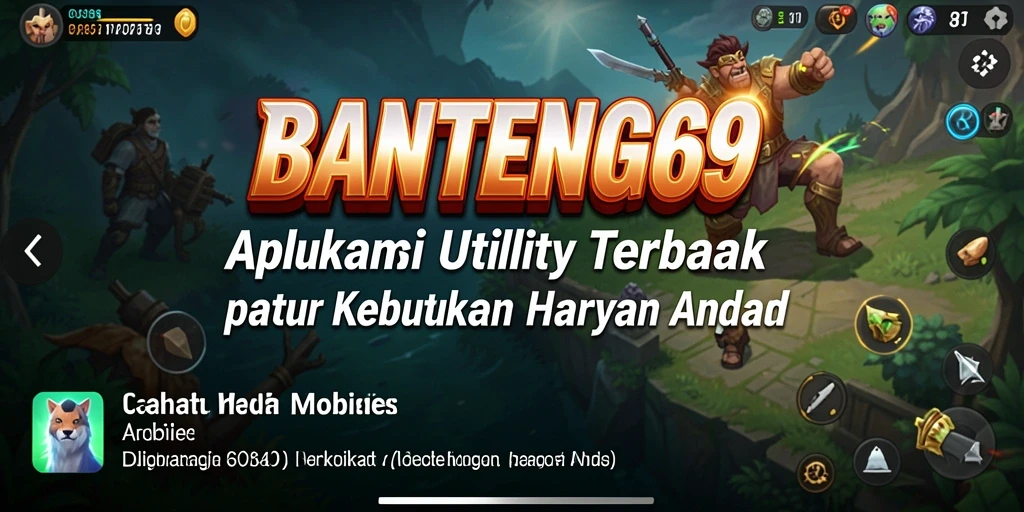 Tampilan antarmuka BANTENG69 yang sederhana dan menarik.