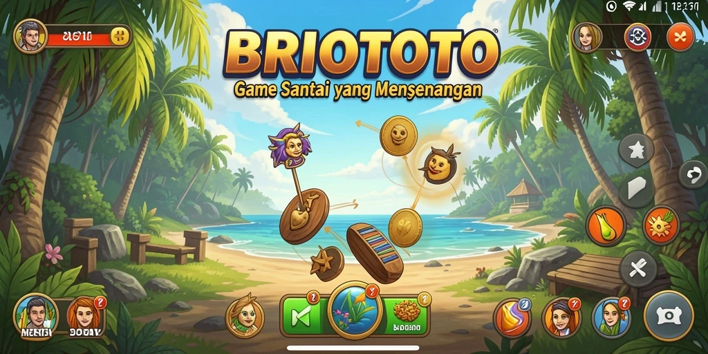 Screenshot gameplay BRIOTOTO yang menampilkan keseruan permainan.