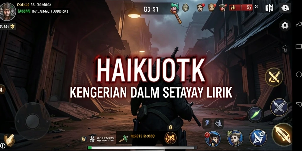 Screenshot gameplay HAIKUOTK memperlihatkan suasana mencekam dan grafis menawan.