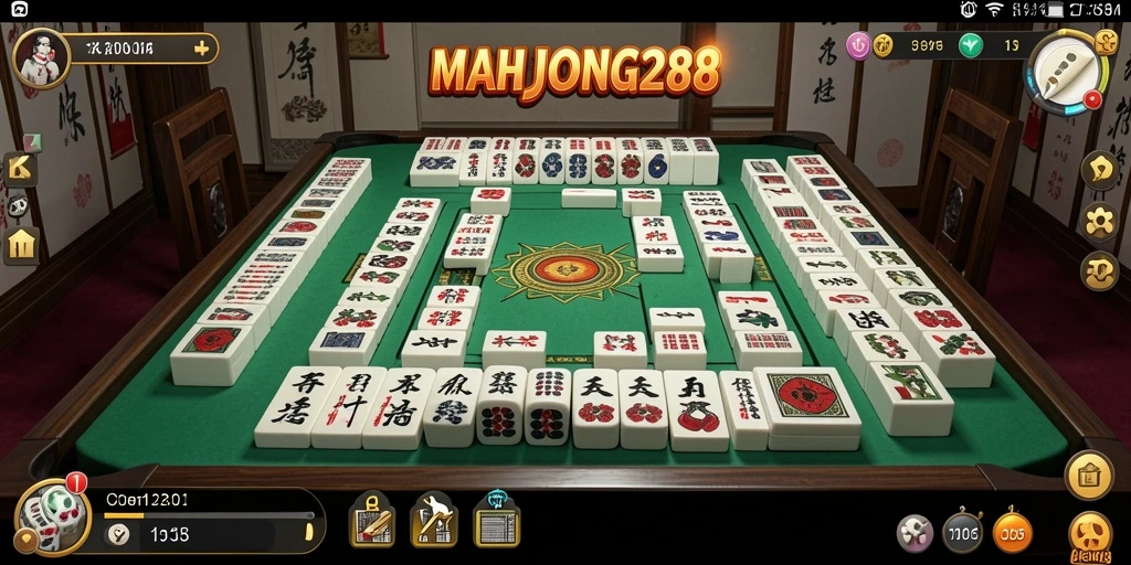 Tampilan gameplay seru dari MAHJONG288 dengan berbagai tantangan strategi.