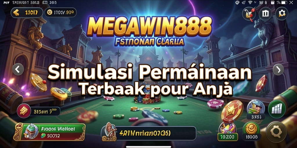Screenshot gameplay MEGAWIN888 yang menampilkan keseruan simulasi.