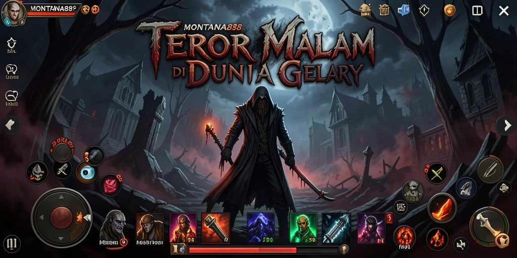 Tampilan gameplay menakutkan dari MONTANA88 yang menggetarkan.