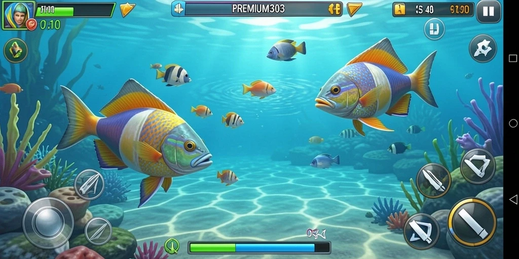 Gameplay seru Tembak Ikan dengan grafis menawan.