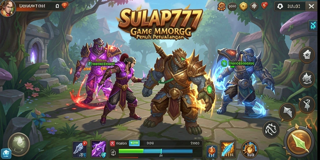 Screenshot gameplay SULAP777 menampilkan aksi pertarungan yang menegangkan dan grafis menawan.