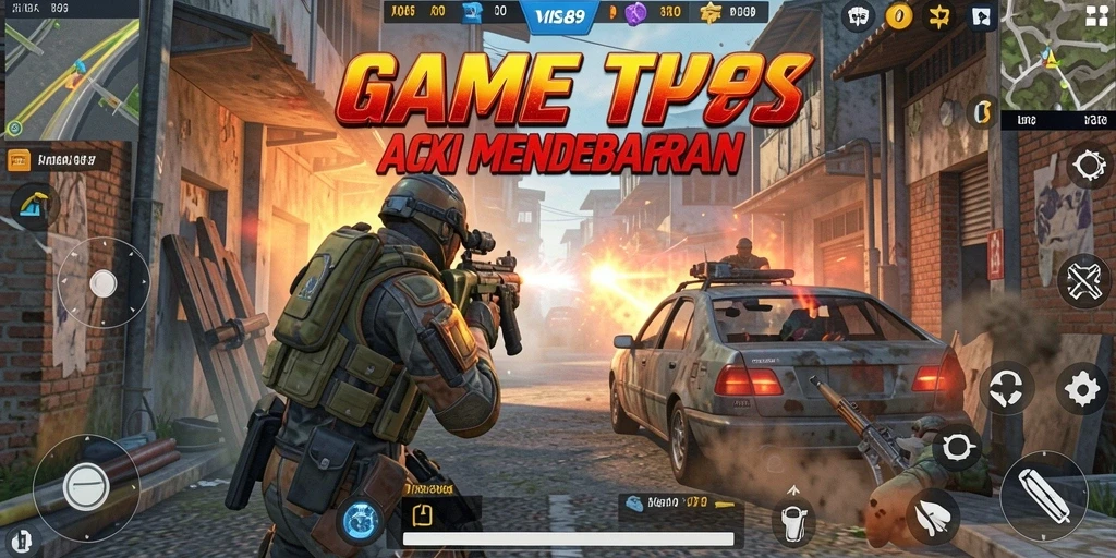 Tangkapan layar dari gameplay VISA89 yang mendebarkan dan penuh aksi.