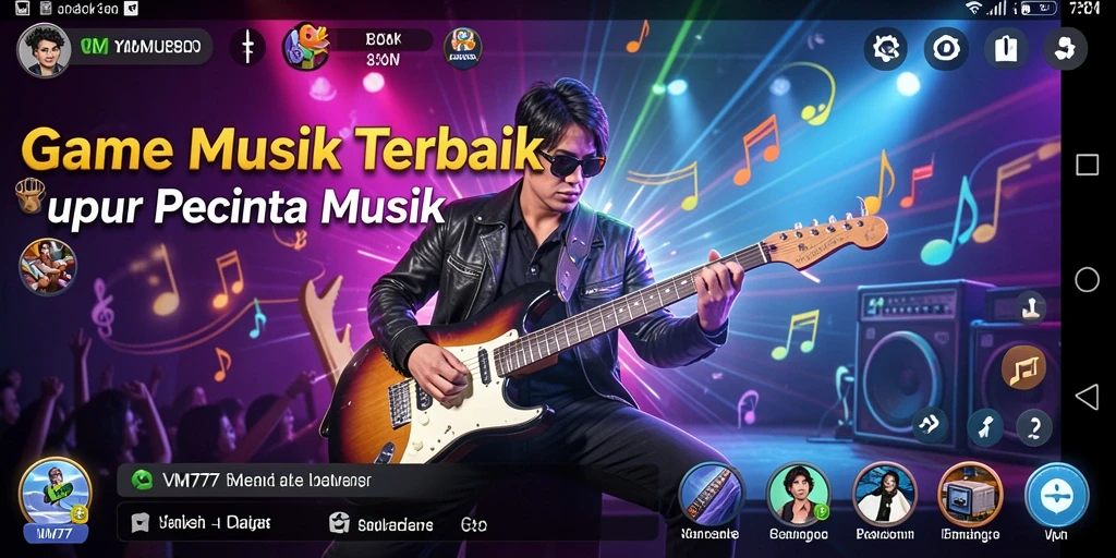 Tampilan gameplay VM777 yang penuh warna dan interaktif.